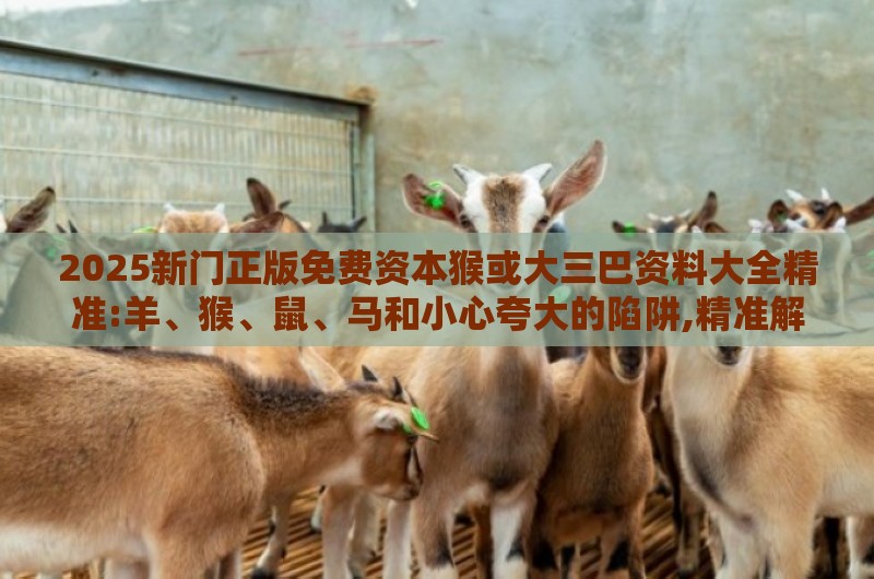 2025新门正版免费资本猴或大三巴资料大全精准:羊、猴、鼠、马和小心夸大的陷阱,精准解答、专家解析解释与落实​