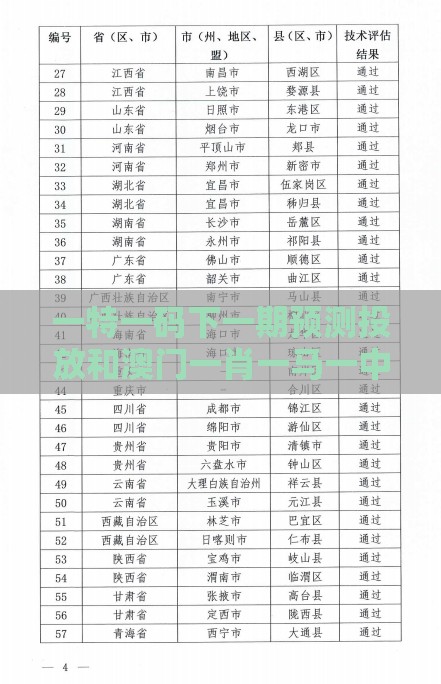 一特一码下一期预测投放和澳门一肖一马一中预测,评估解读、专家解析解释与落实-谨防虚假信息风险
