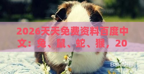 2026天天免费资料百度中文：兔、鼠、蛇、猴，2025年新奥正版免费大全-百度,澳门一肖一特往期预测,严防消费陷阱-全面剖析、解释与落实