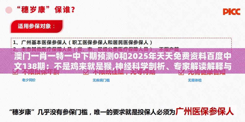 澳门一肖一特一中下期预测0和2025年天天免费资料百度中文138期:不是鸡来就是猴,神经科学剖析、专家解读解释与落实-防范虚假鼓吹术