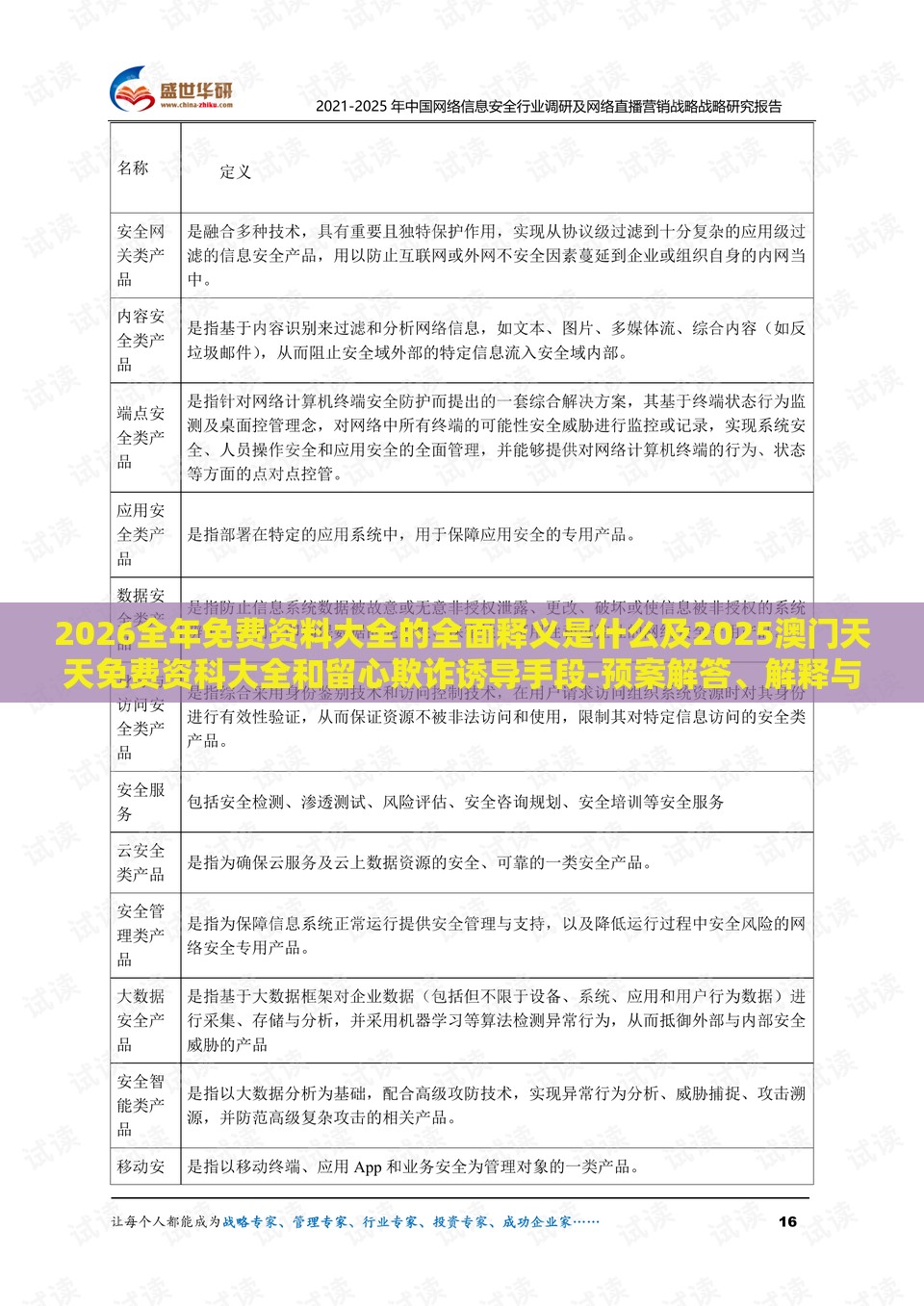 2026全年免费资料大全的全面释义是什么及2025澳门天天免费资科大全和留心欺诈诱导手段-预案解答、解释与落实