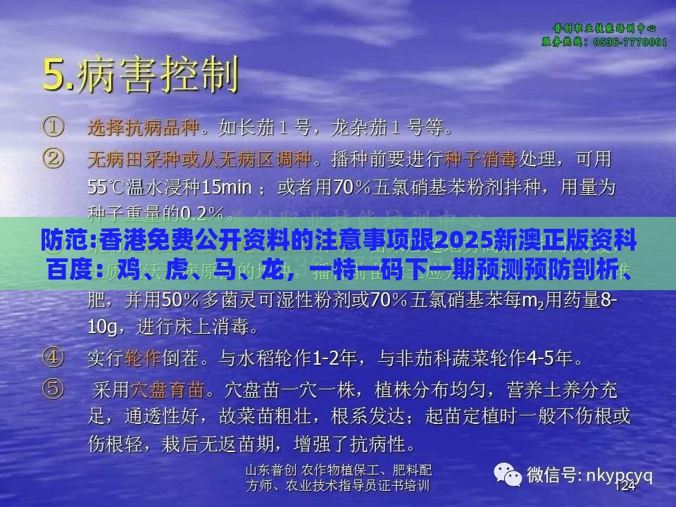 防范:香港免费公开资料的注意事项跟2025新澳正版资科百度：鸡、虎、马、龙，一特一码下一期预测预防剖析、解释与落实,警惕虚假信息迷雾