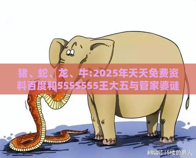 猪、蛇、龙、牛:2025年天天免费资料百度和5555555王大五与管家婆谜语怎么猜,拒绝虚假的假幌子-改进解答、专家解析解释与落实​