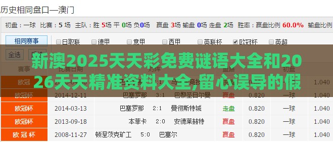 新澳2025天天彩免费谜语大全和2026天天精准资料大全,留心误导的假推广雨-数据释义、专家解析解释与落实​