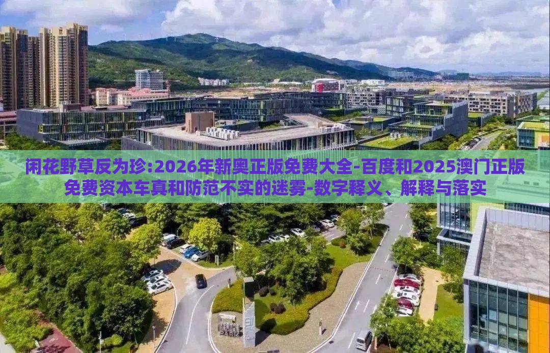闲花野草反为珍:2026年新奥正版免费大全-百度和2025澳门正版免费资本车真和防范不实的迷雾-数字释义、解释与落实